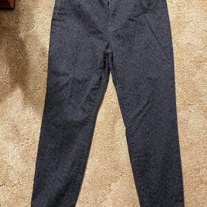 Buffalo David Bitton Charcoal Animal Print Jeans